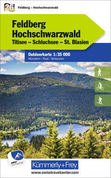 Germany, Feldberg - Black Forest, No. 26, Outdoor Map 1:35'000
