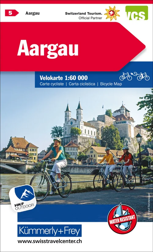 Schweiz, Aargau, Nr. 5, Velokarte 1:60'000