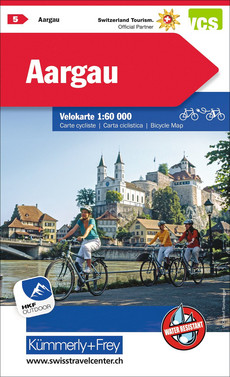 Schweiz, Aargau, Nr. 5, Velokarte 1:60'000