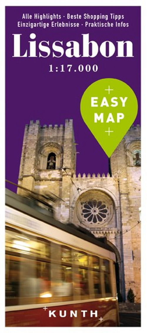 KUNTH EASY MAP Lissabon 1:17.000