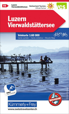 Schweiz, Luzern, Vierwaldstättersee, Nr. 11, Velokarte 1:60'000