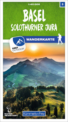 Schweiz, Basel - Solothurner Jura, Nr. 5, Wanderkarte 1:40'000