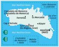 KOMPASS Wanderkarte 243 Menorca